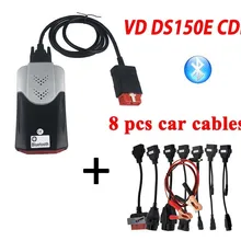 Бесплатная доставка 2019 VD DS150E CDP Bluetooth 2016.R0 с генератором ключей на