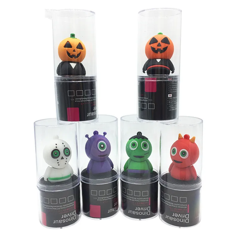 

cartoon Alien usb flash drive 32gb pendrive 16GB pen drive 128gb 8GB 4GB usb memory stick 64gb cute fun Christmas/Halloween/Gift