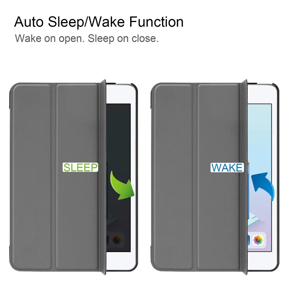 JOYLINK складной чехол-книжка для iPad mini 4 5 7,9 дюймов 5-го поколения, тонкая легкая подставка с автоматическим сном/пробуждением