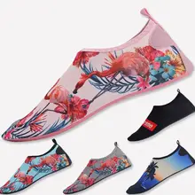 MYLEYON летняя водонепроницаемая обувь Для женщин Плавание водонепроницаемая обувь; пляжная обувь на платформе больших Размеры тапки морская обувь hombre розовый синий серый фламинго