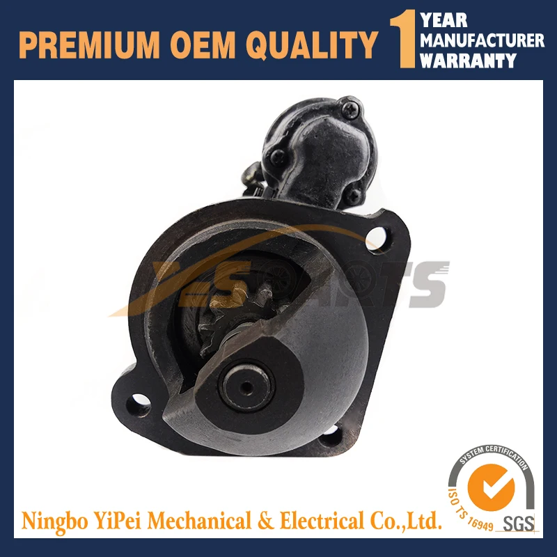 

NEW 12V STARTER MOTOR FOR JCB GENSETS G66 QX 448 TG-60 4.8L 32009022
