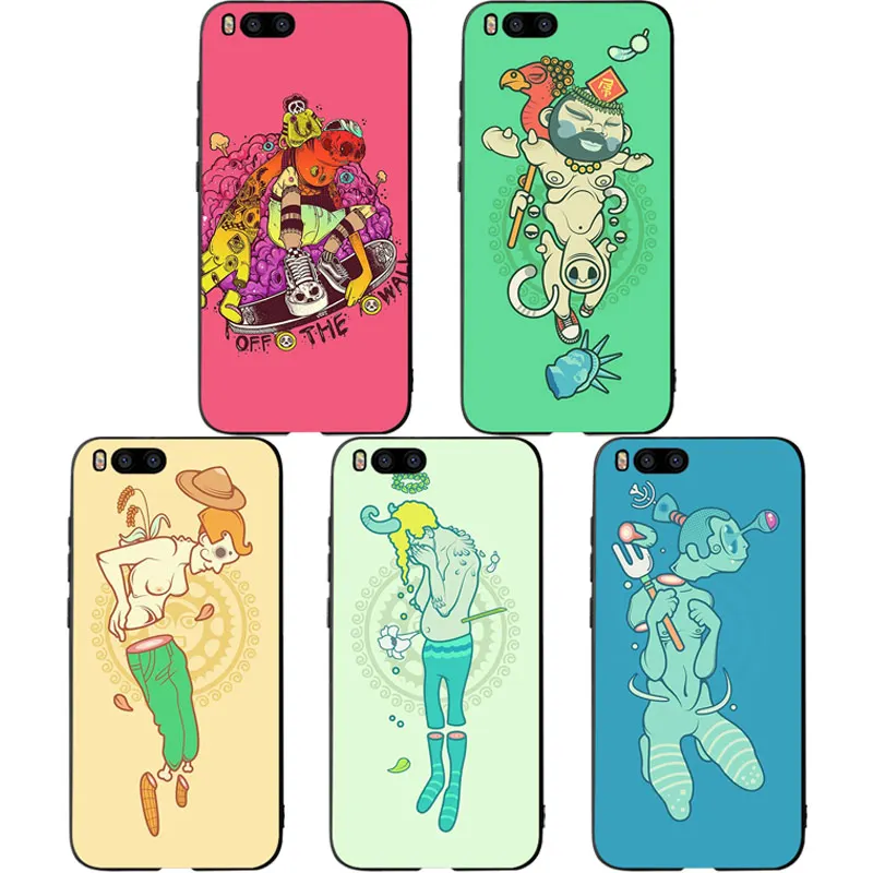 

Graffiti Phone Cases Cover for Xiaomi mi A2 8 9 lite se case xiaomi redmi note 6 7 pro case redmi note 5 Plus Soft Cases