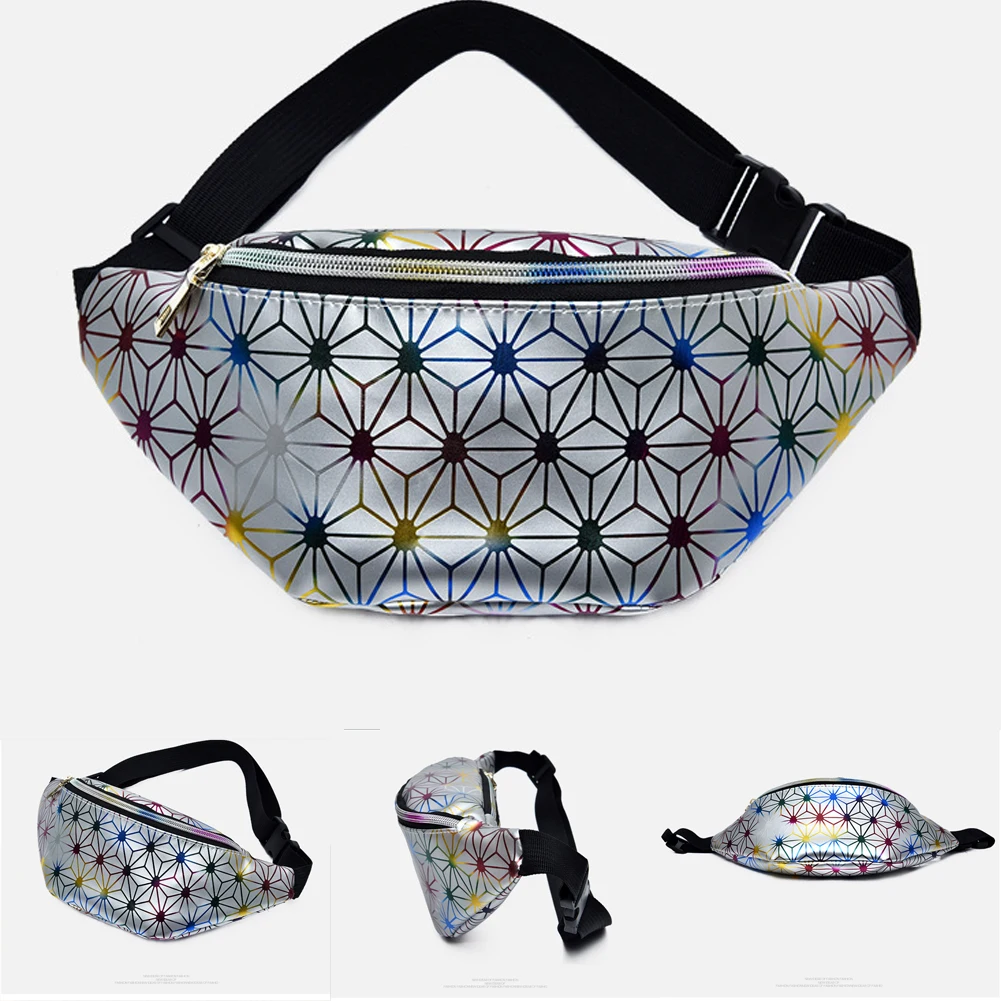 Талия Fanny Pack Дамские туфли из pu искусственной кожи ремень сумка поясная на молнии Повседневная нагрудная сумка