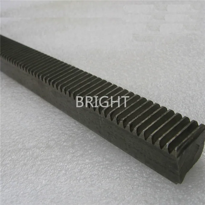 

Mod 1 12x12x1000 spur Gear rack right teeth WIDTH 12MM HEIGHT 12MM L1000mm 45# steel Black Oxide CNC parts modulus 1 M1