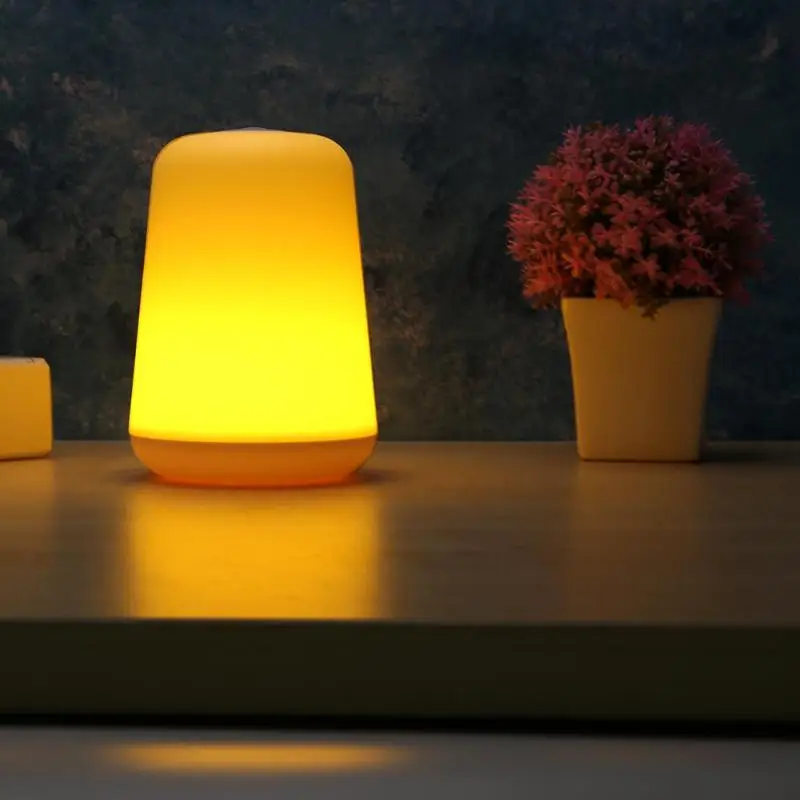 Интеллектуальная лампа с дистанционным управлением, прикроватный ночной Светильник для спальни, креативный мини-коридор
