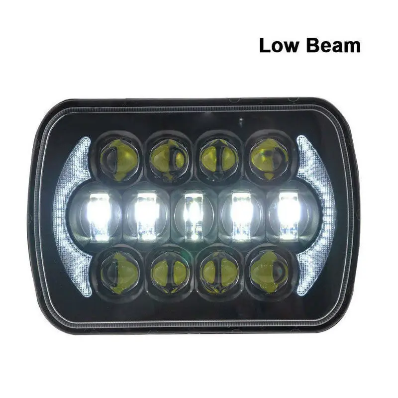 5X7 rectangular led headlight30 low beam1800