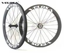 20 inch bike carbon wheel, Full carbon Velosa 20inch 451 carbon wheelset,38mm clincher folding bike wheel
