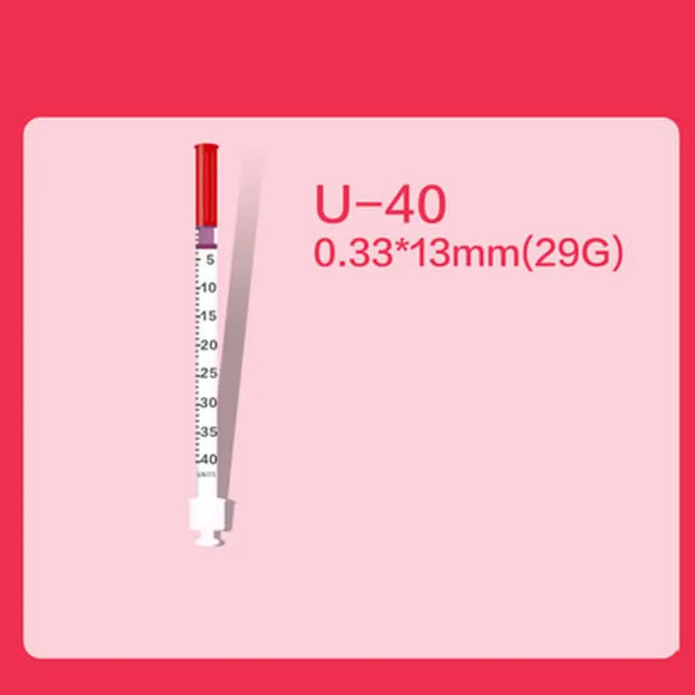 20 шт/50 шт/100 шт/200 шт 1 мл одноразовые пластиковые жидкие шприц-дозатор иглы, инъекции для инсулинового шприца U40