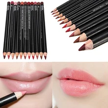 Hot item! 12 Colors Professional Lipliner Makeup Cosmetic Gloss Lip Liner Pen Beauty