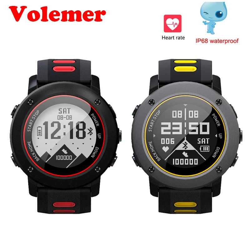 

Volemer Smart Watch UW9 GPS Outdoor Sport Watch IP68 100M Waterproof Swimming Watch Heart Rate Fitness Tracker Smart Wristwatch