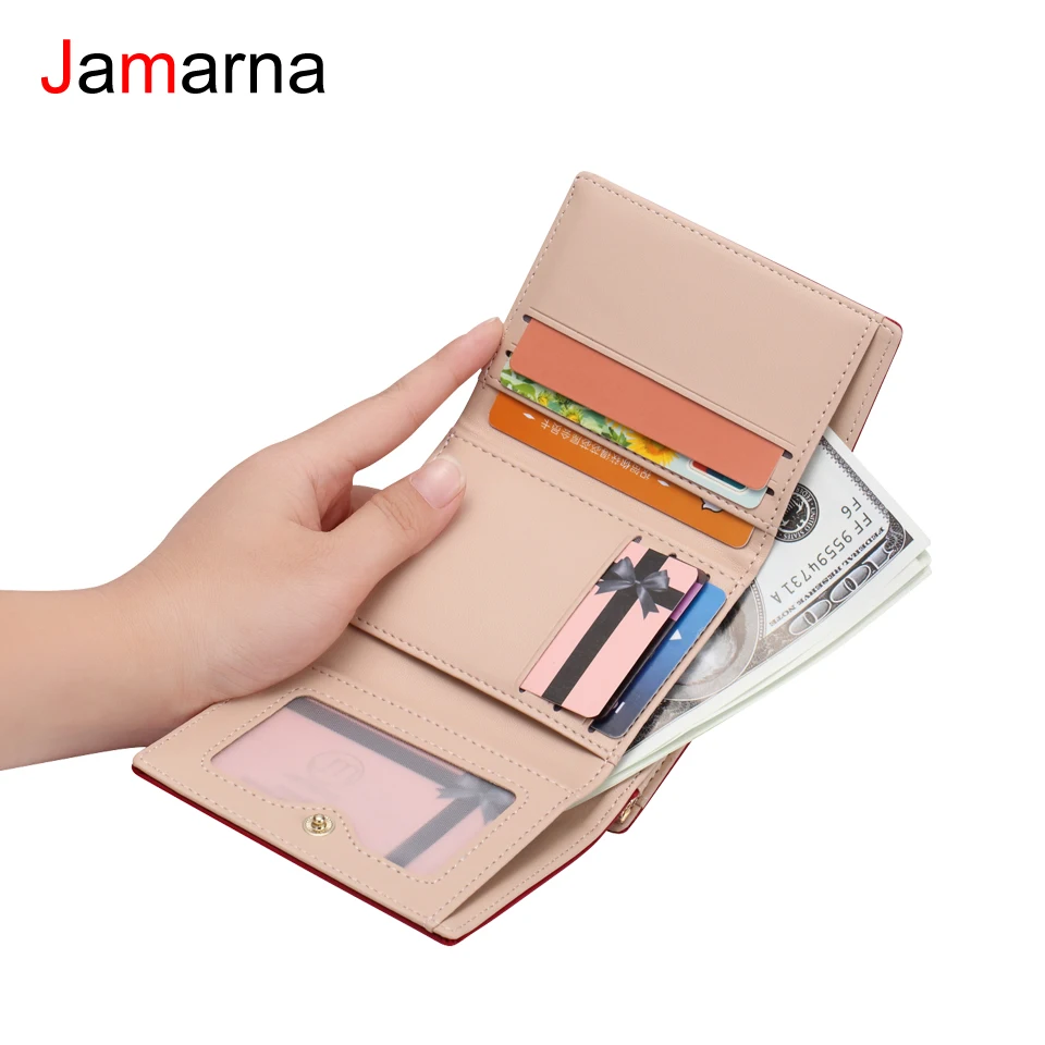 Jamarna женские кошельки портмоне кошелек маленький брендовый дизайн высокое
