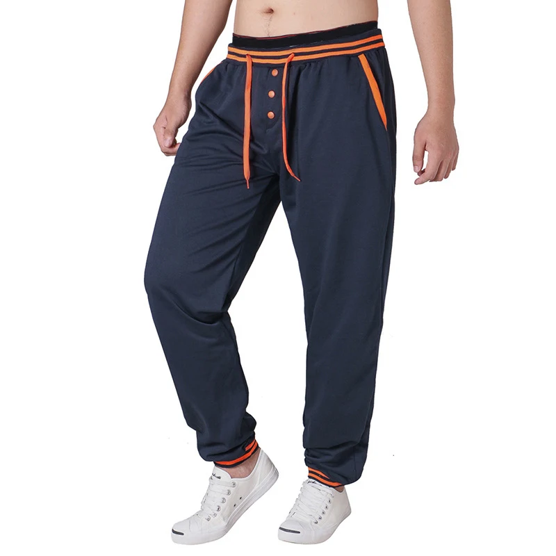 

2019 Workout Pants Men Loose Sports Pants Men Sportswear Gym Bodybuilding Jogging Trousers Fitness Exercise Training Pants