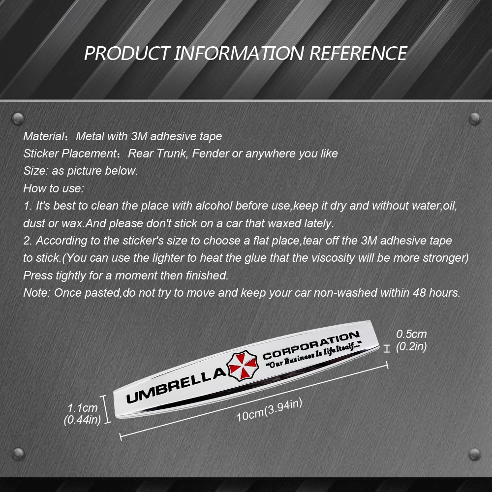 Car Side Door Sticker Metal Emblem Badge Decals For Umbrella Logo For Mercedes Benz Vw Passat B5 B6 Renault Peugeot 206 Bmw E36