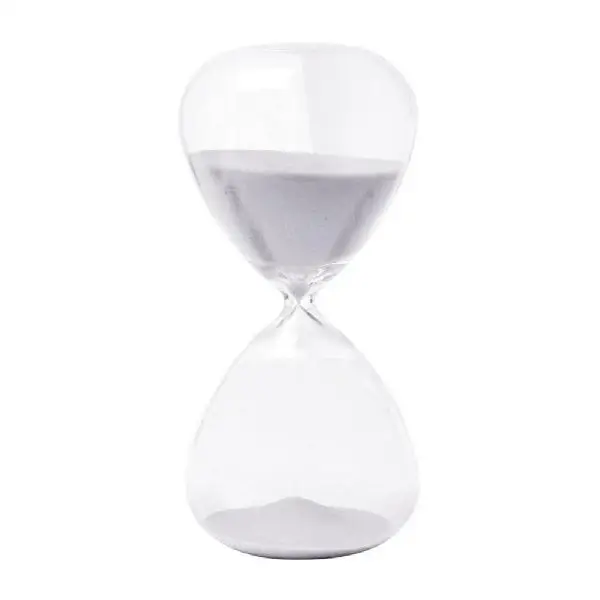 Креативные Песочные часы Таймер подарки как деликатные украшения для дома - Цвет: white