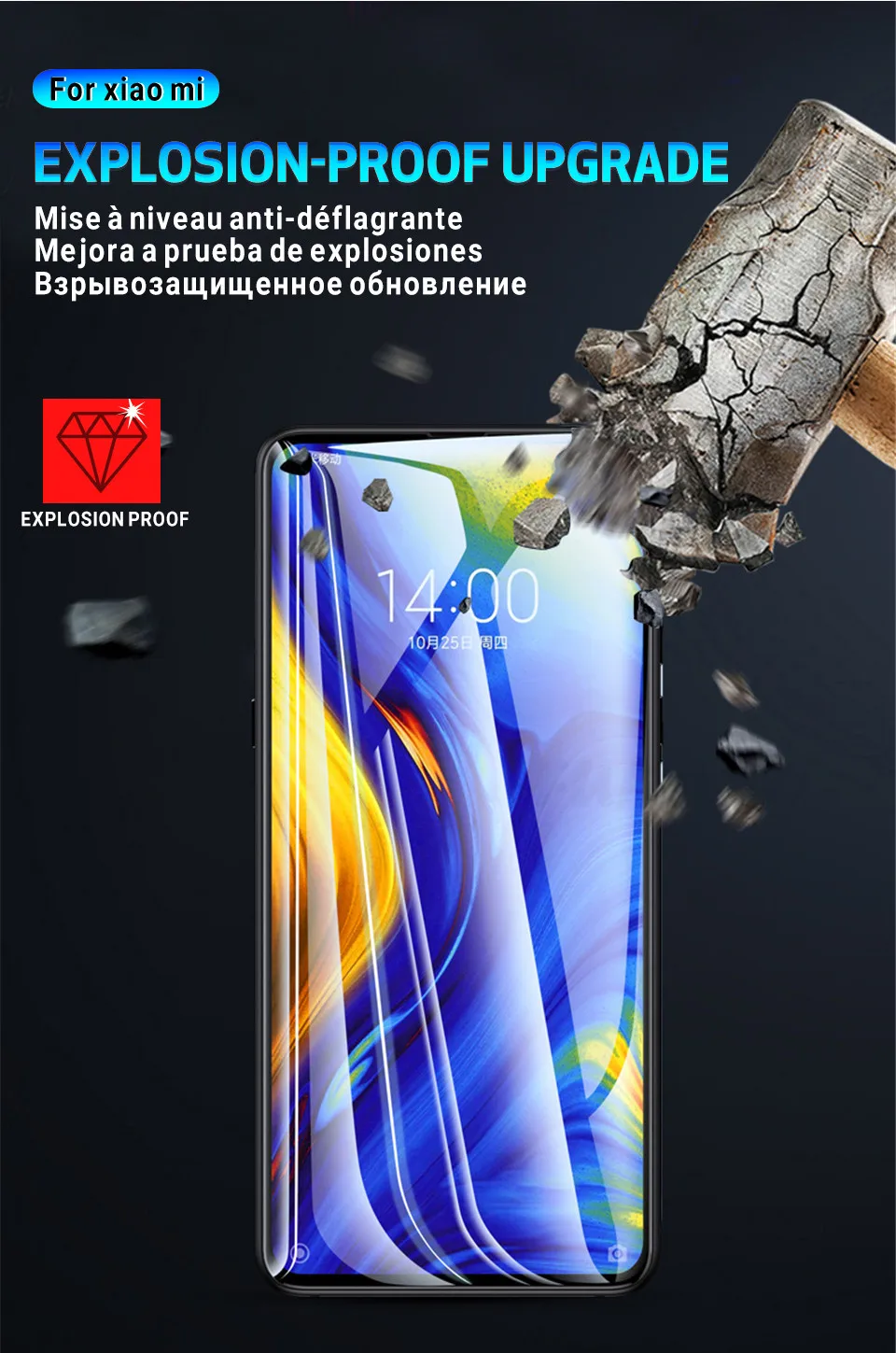 Полное покрытие из закаленного стекла 11D для Xiaomi Redmi Note 7 Pro 7A 6A 5, Защитное стекло для экрана mi 9 SE 9T 8 A2 Lite 6X