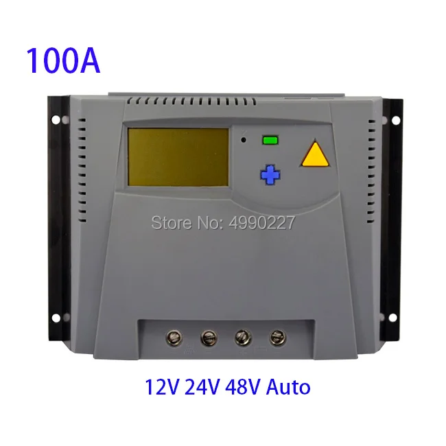 

100A PV Solar Regulators Solar PV Battery Charger 12V/24V/48V auto 100A PWM LCD PV Solar charge controller for solar panels