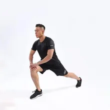 

The New Men's Clothing Apparel Running Fitness Short Sleeve T-Shirt Elasticity Breathable Quick-drying Perspiration