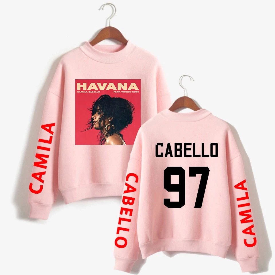 Camila Cabello nunca ser el Tour 2D Sudadera de cuello alto mujeres/hombres moda de invierno manga larga sudadera Venta Sudaderas con capucha sudaderas| - AliExpress