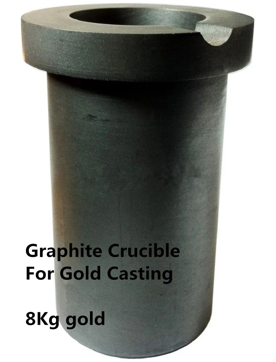 8kg Gold Melting Graphite Crucible for   gold Melting Furnace/       Torch Melting Casting Refining Gold