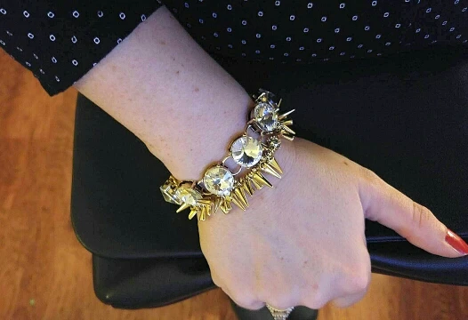 Женский прозрачный браслет в горошек|bracelet fashion|fashion braceletbracelet jewelry |