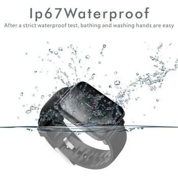 

Q9 Bluebooth Smart Watch IP67 Waterproof Blood Pressure Heart Rate Monitor Sport Fitness Trakcer Pedometer