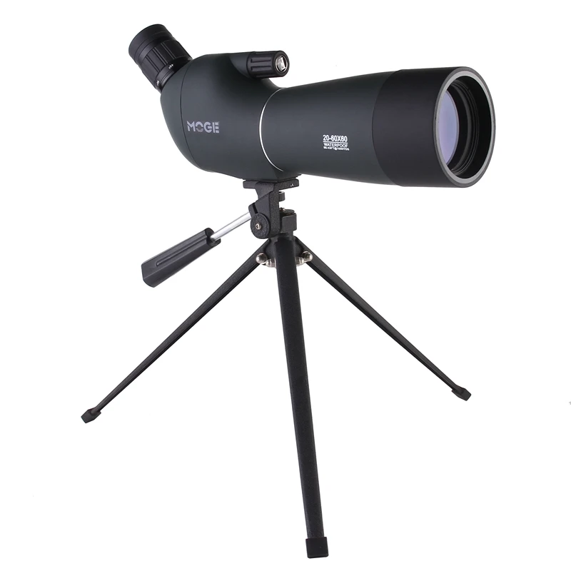 Brand New Moge 2060x60 Zoom High Quality Precision Spotting Scope Telescope Tripod Connection