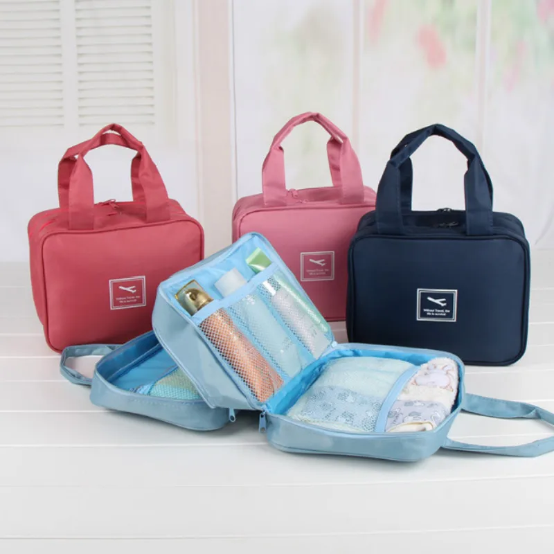 

Women Men Travel Cosmetic Bag for Make Up Makeup Beauty Organizer Wash Handbag Case Tote Toiletry Bag