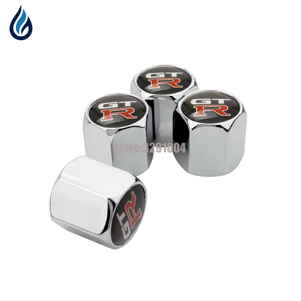 

Metal Car Wheel Tire Valve Caps For Nissan GTR Logo R35 R34 R32 Tiida Versa Pathfinder Xterra Teana Sentra Sylphy Murano Rogue