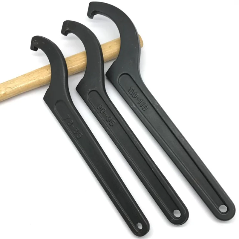

Multipurpose round Wrench 22-52mm C Type Key Square head series round nut hook spanner car Motorcycle Repair hand Tools
