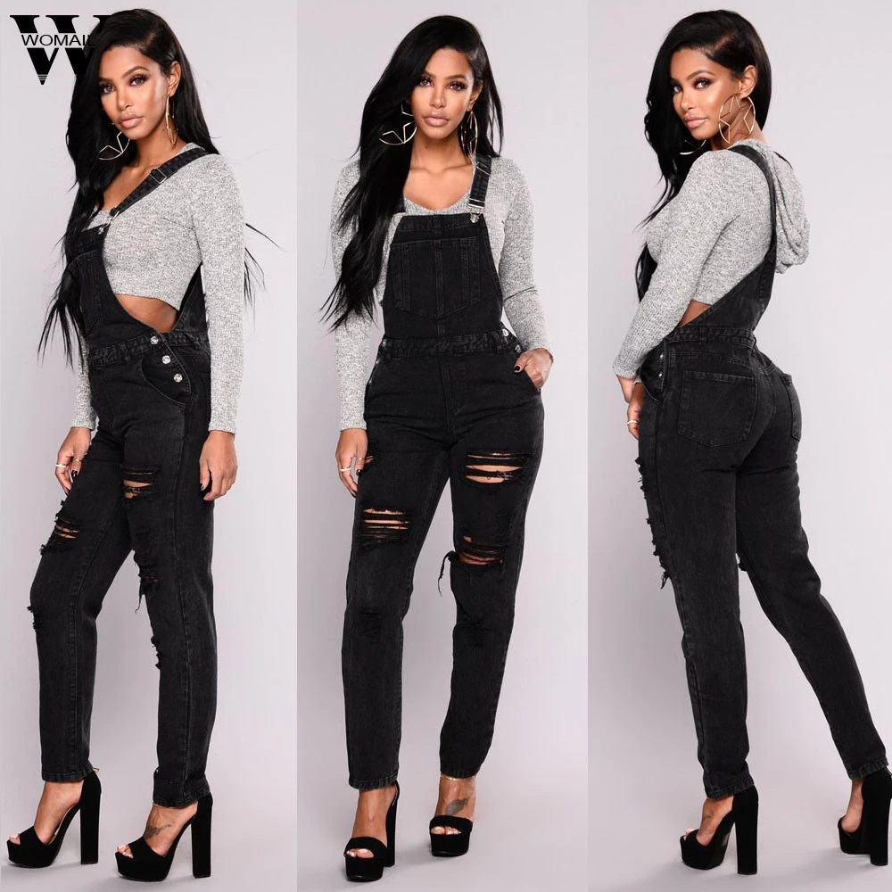 Womail bodysuit Women Summer Fashion Slim Denim Jeans Pants Ripped Casual Overalls Straps Jumpsuit Trousers M5 Womail bodysuit Women Summer Fashion Slim Denim Jeans Pants Ripped Casual Overalls Straps Jumpsuit Trousers M5
