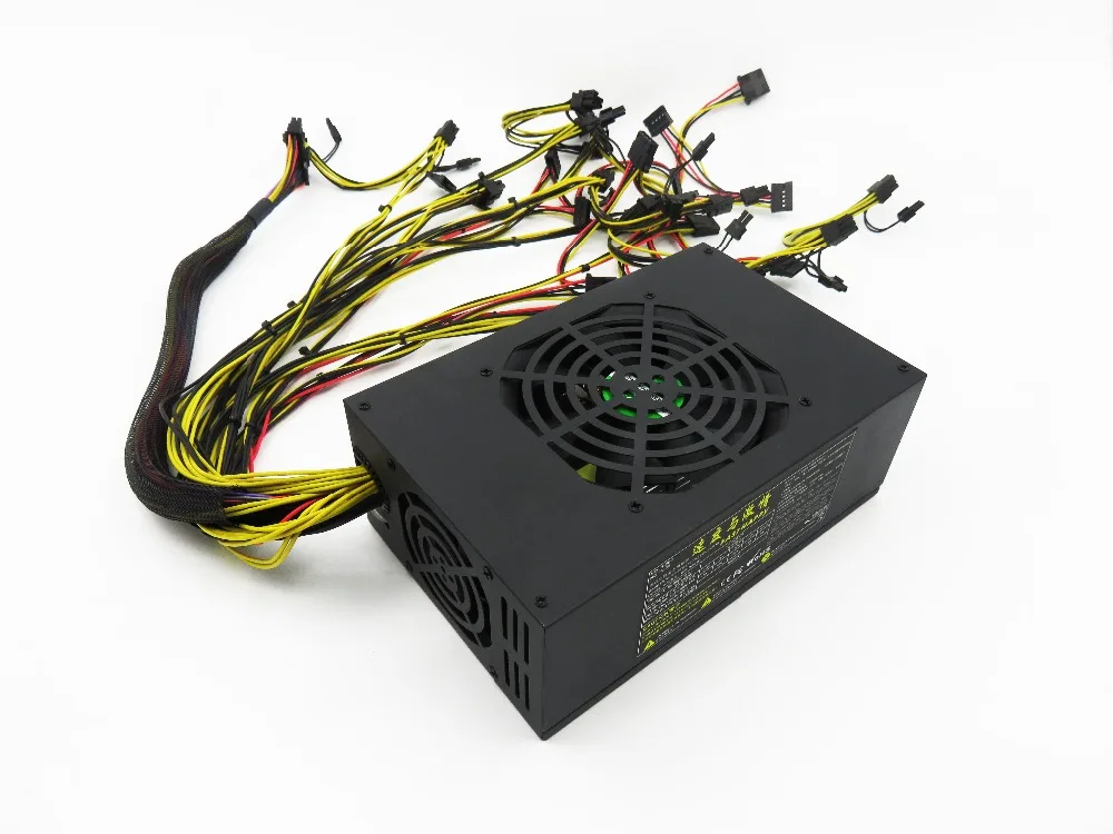 Low noise 1600W pc power supply ATX PSU rx480 gpu psu for serverin