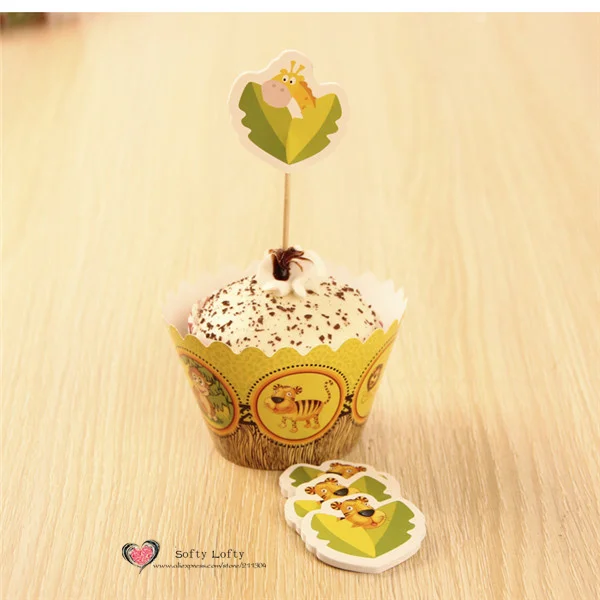 Cupcake DIY Materials Forest Animals Style - 2