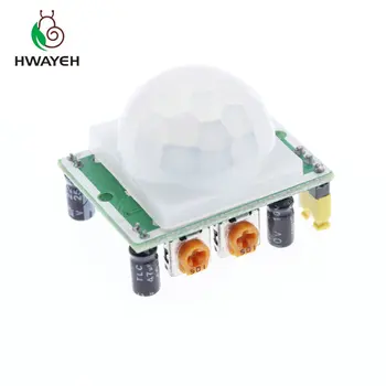 

10PCS SR501 HC-SR501 Adjust IR Pyroelectric Infrared PIR module Motion Sensor Detector Module for arduino