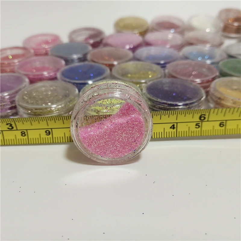 45 Colors Set Glitter Powder Shinning for Temporary Tattoo Kids Face Body Painting Decorate Nail Art Polish Manicure Tool