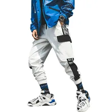 Новая весенняя модная мужская уличная одежда с принтом, спортивные штаны в стиле хип-хоп, мужские панталоны по щиколотку, Прямая поставка ABZ225