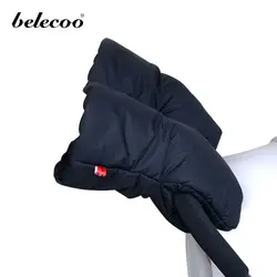 Belecoo для детская зимняя Утепленная одежда Детские коляски муфтой Обувь на теплом меху флис коляска муфтой для коляски сцепления