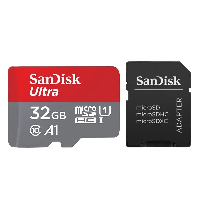 Двойной Флеш-накопитель SanDisk Class10 128 ГБ Micro SD карты TF карта ультра 98 МБ/с. 64 ГБ 32 ГБ оперативной памяти, 16 Гб встроенной памяти, слот для карт памяти A1 UHS-1 флэш-карты для телефона стол