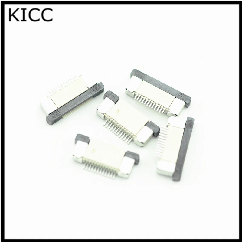 

10Pcs FPC FFC Connector cable socket 0.5MM 4Pin Drawer type Top contact