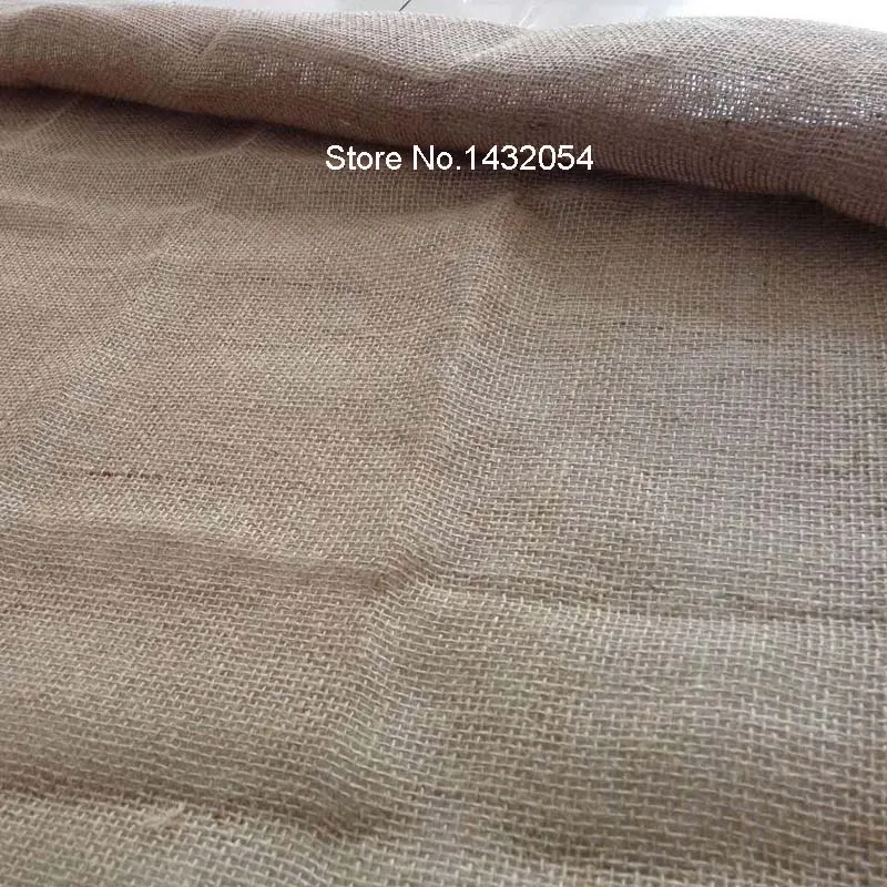 Wedding Burlap Carpets Party Natural Decoration Rug Aisle Runner