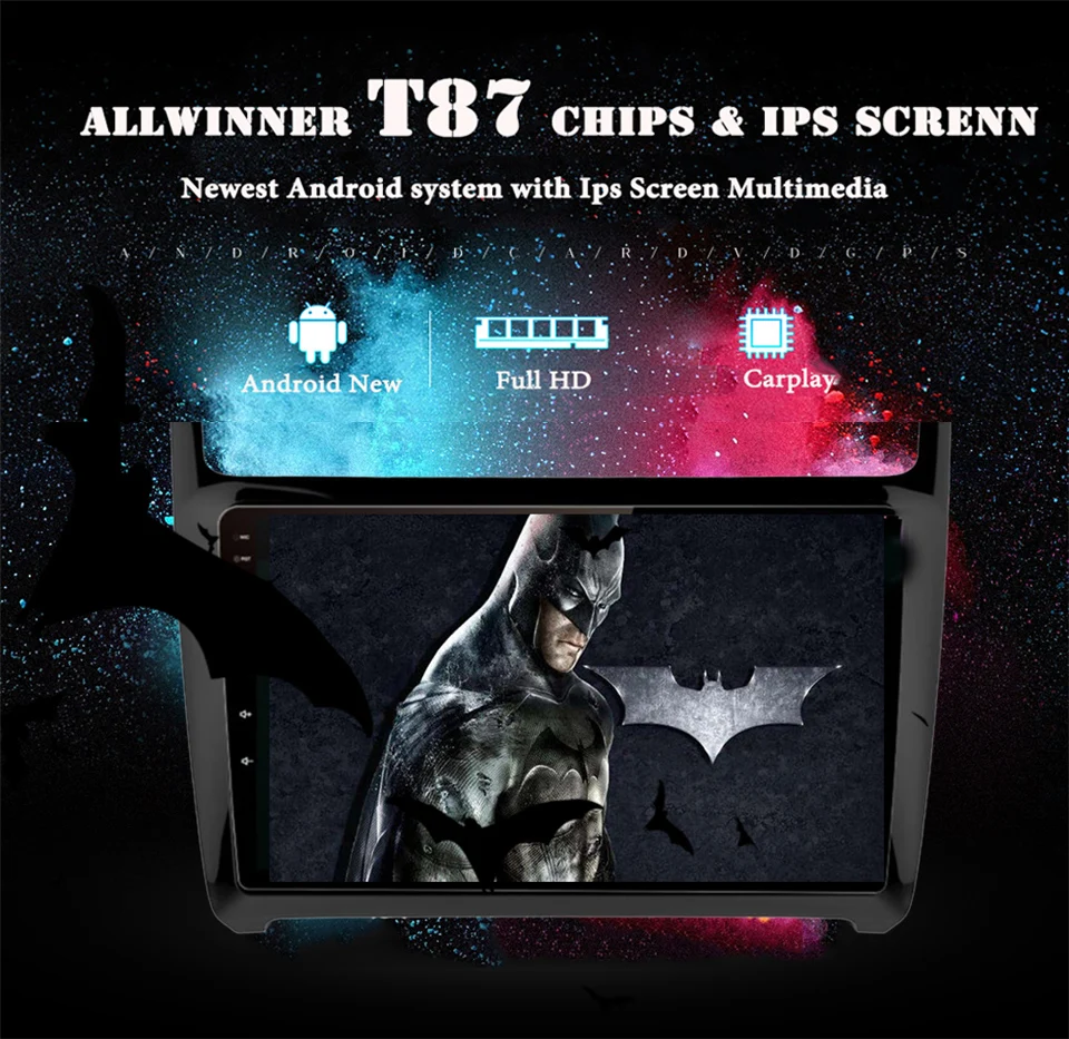 Discount 2Din Multimedia Video Player Android 9.1 GPS Navigation Radio WIFI For Volkswagen VW POLO 2012-2018 Sedan Cassette Stereo no dvd 3