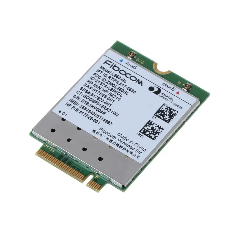 Tablet L850 GL для HP LT4210 Fibocom Card Wireless 917823 001 WWAN Mobile Module 4G LTE NEU|Сетевые карты| |