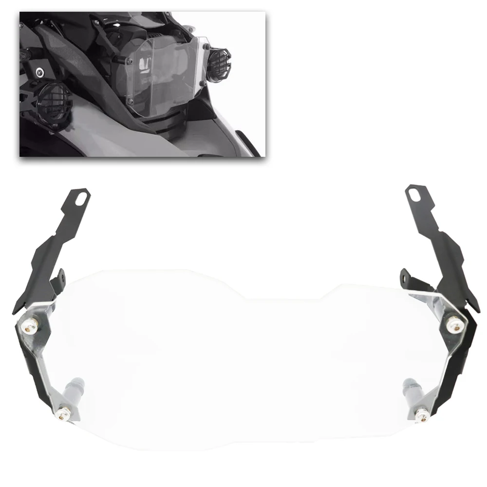 

Motorcycle Transparent Headlight Cover Headlamp Guard for BMW R1200GS Adventure 2013-Up Light Protector Cover