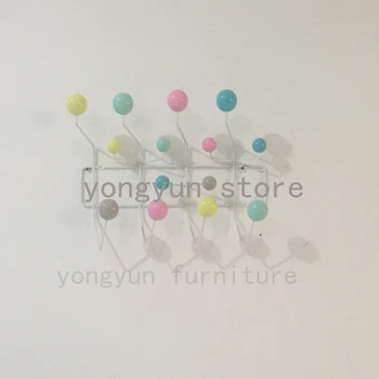 

New pattern fashion Multi Color Design home as typical fashion candy rack Coat Rack Hook Coat hangers Ball coat hanger it all