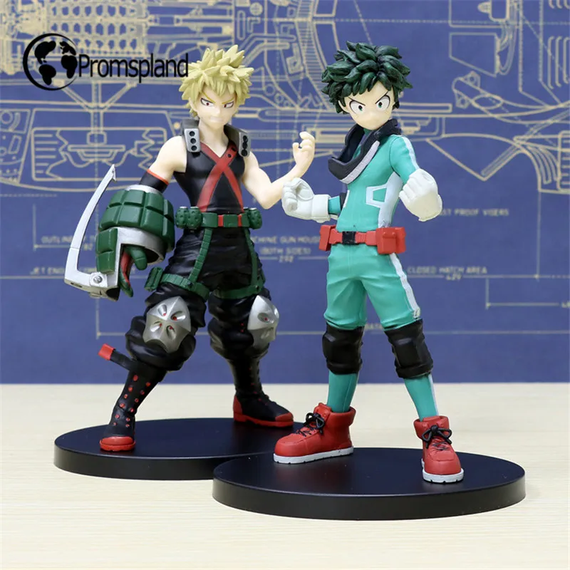 

1pc Midoriya Izuku Action Figures Bakugou Katsuki Figure My Hero Academia Anime Collectible Model Toys for Kids Gifts 17.5cm
