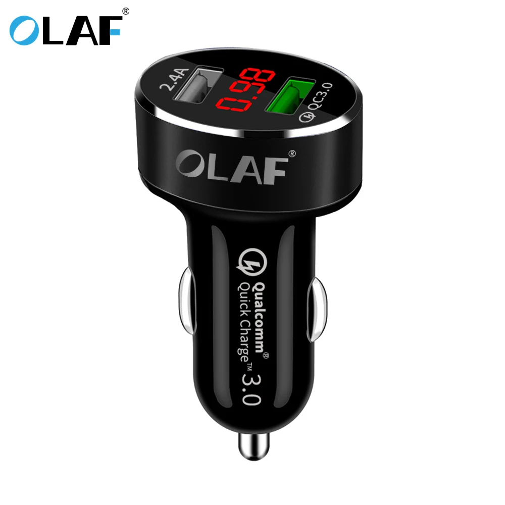 أولاف سيارة شاحن يو اس بي سريعة تهمة 3.0 2.0 الهاتف المحمول شاحن 2 منفذ USB LED سريع سيارة شاحن سامسونج Xiaomi شاحن الجهاز اللوحي أولاف سيارة شاحن يو اس بي سريعة تهمة 3.0 2.0 الهاتف المحمول شاحن 2 منفذ USB LED سريع سيارة شاحن سامسونج Xiaomi شاحن الجهاز اللوحي