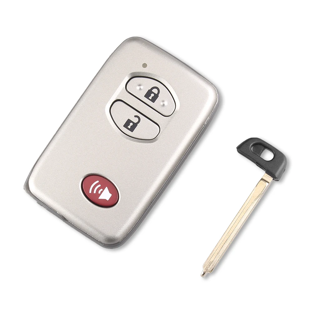 KEYYOU умный дистанционный чехол для ключей Fob 2/3/4 кнопки Toyota RAV4 Land Cruiser Prado Camry Highlander