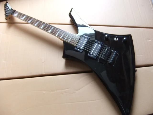 Wholesale Jackson Explorer Electric Guitar mahogany body/neck in Black 100823 Wholesale Jackson Explorer Electric Guitar mahogany body/neck in Black 100823