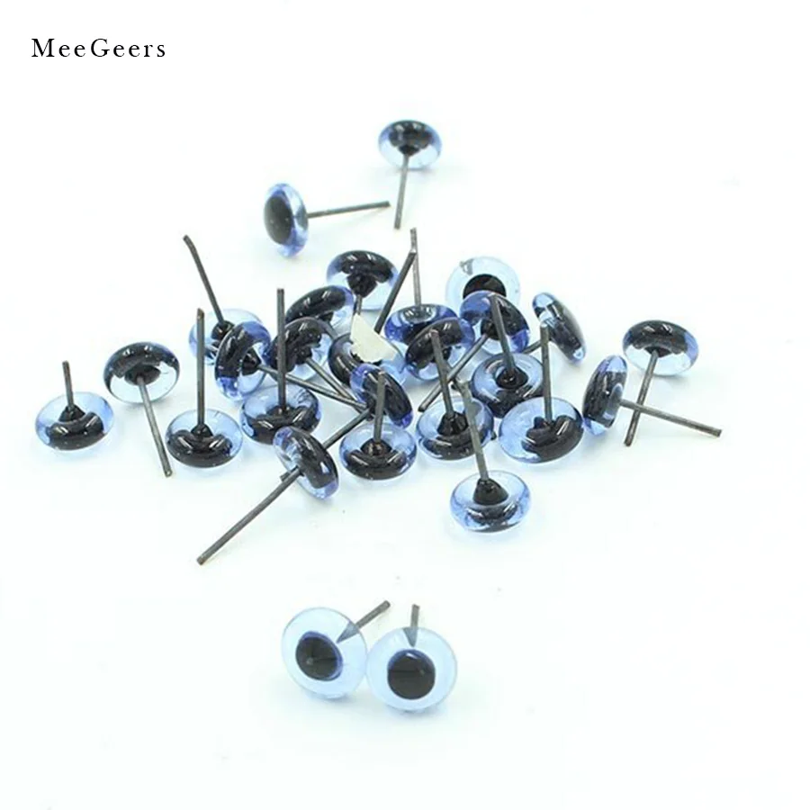 

2000pcs 3/4mm Glass Eyes Needle Felting Material Kit DIY Accessories Black Beans Needle Type Eye for Teddy Puppets Dolls Crafts