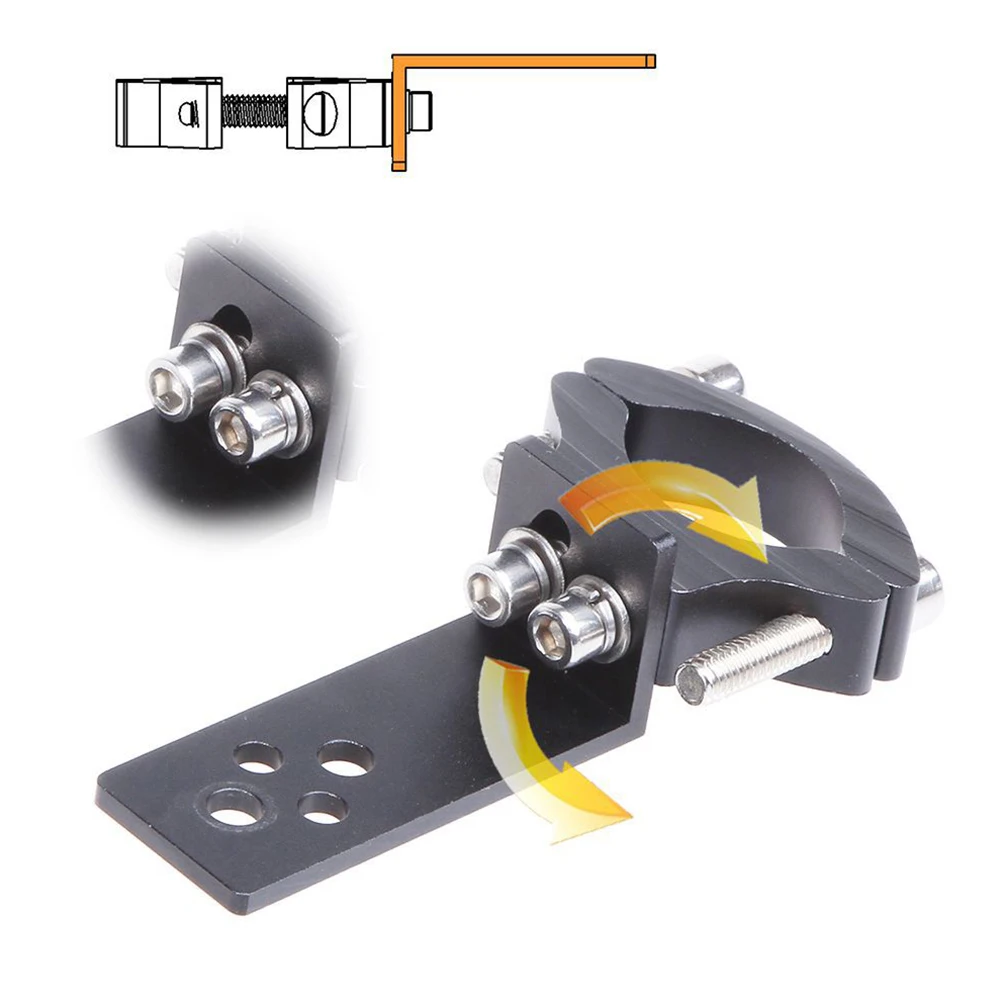 

Aluminium Alloy Chopper Fork Headlight Bracket Durable Professional Screw Install Repalcement Mount Motorcycle Use Clamp