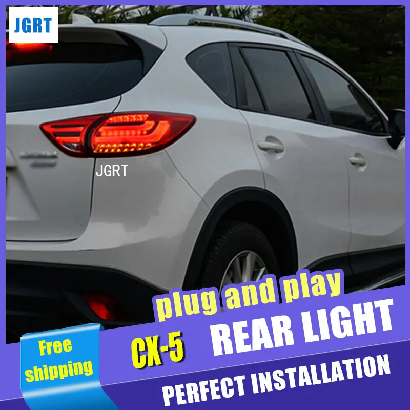 Ceny Car Styling dla Mazda CX 5 Taillight montaż 2011 2017 CX5 doprowadziły ogon światło nowy CX 5 LED tylna lampa DRL + hamulec z zestaw HID 2 szt.